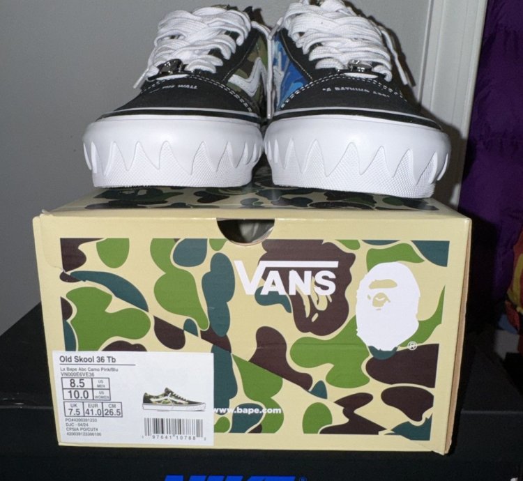 Bape Vans Old Skool Lows
