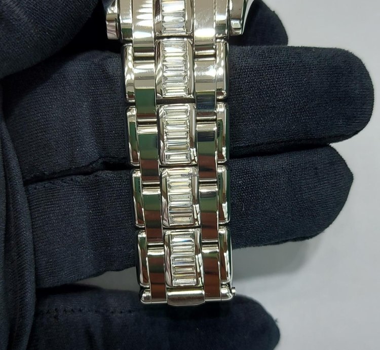 Rolex Day-date Pearlmaster With Baguette Bezel And Bracelet