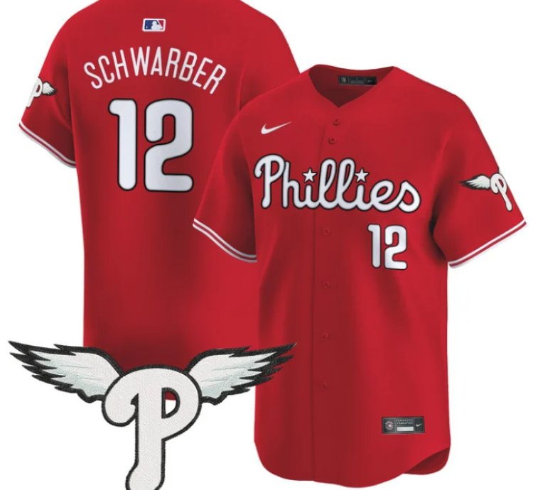 Kyle Schwarber Jersey 12 Philadelphia Phillies 2025 Vapor Premier Limited Stitched Red
