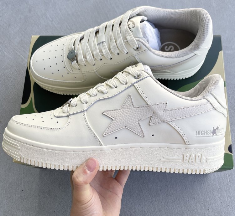 Bapes Highsnobiety Bape Sta Beige Size 9