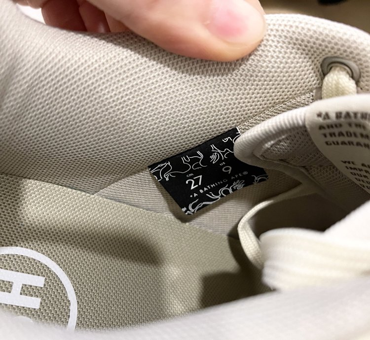 Bapes Highsnobiety Bape Sta Beige Size 9