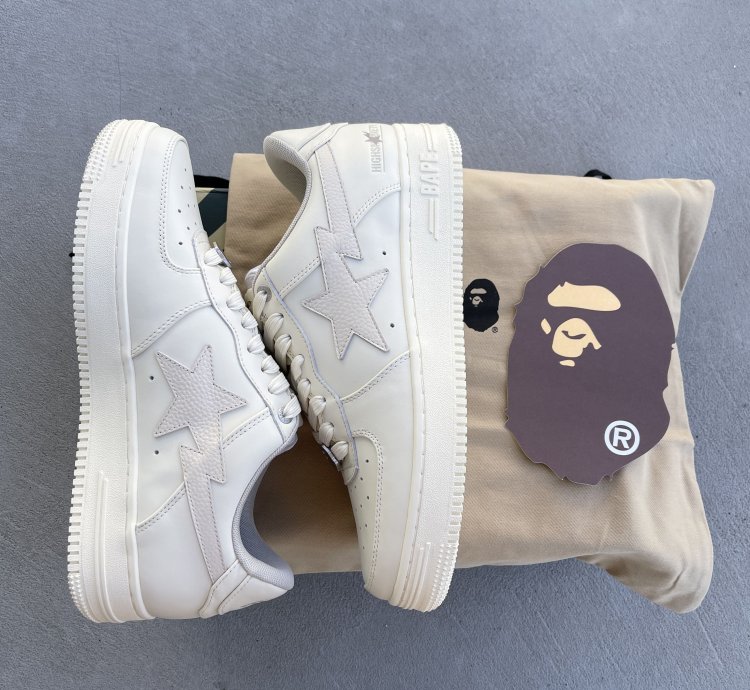 Bapes Highsnobiety Bape Sta Beige Size 9