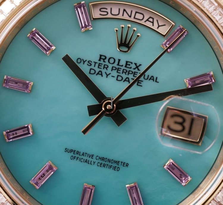 Rolex Day-date With Diamonds 128458tbr-0002