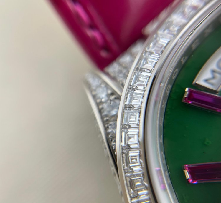 Rolex Day-date With Diamonds Jade Dial 128459tbr