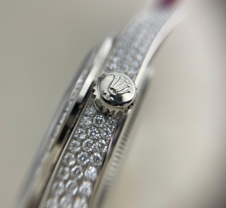 Rolex Day-date With Diamonds Jade Dial 128459tbr