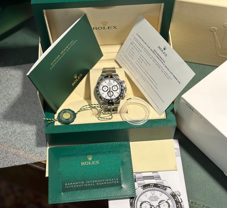Rolex Daytona 116500ln Porcelain Porcellana Full Stickers Investment Collector