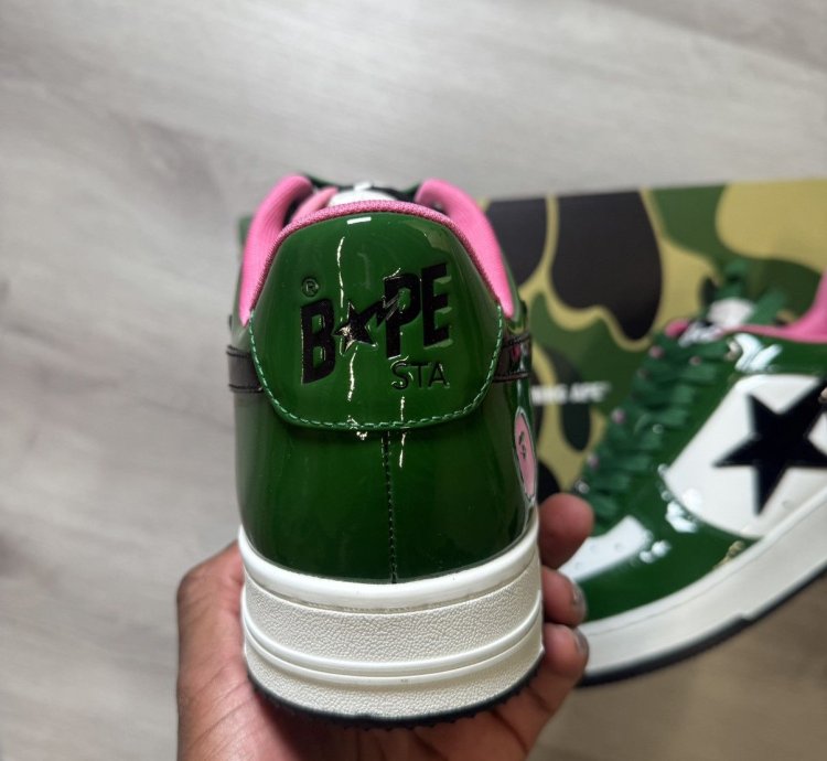 Bapesta 1 M2 Green Pink