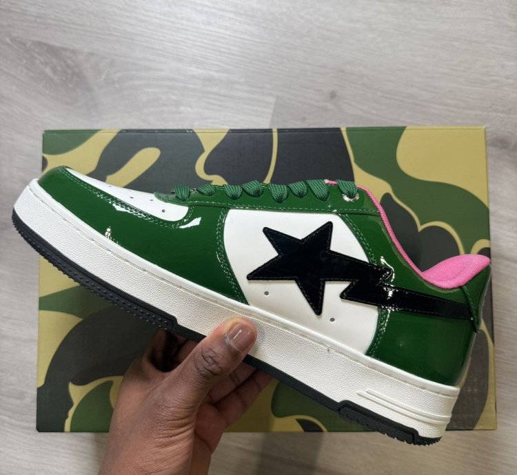 Bapesta 1 M2 Green Pink
