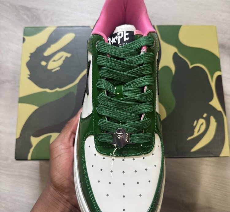Bapesta 1 M2 Green Pink