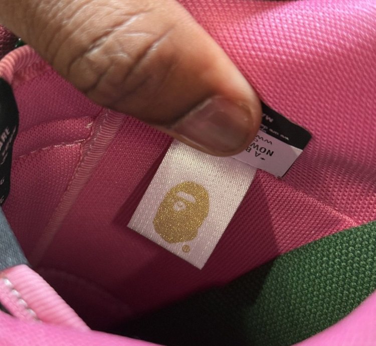 Bapesta 1 M2 Green Pink