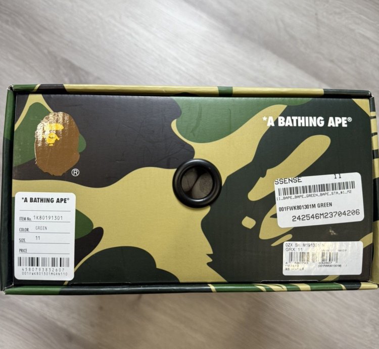 Bapesta 1 M2 Green Pink