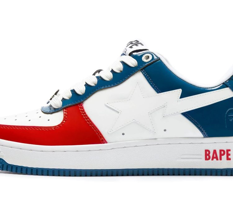 Bapesta 1 Usa France Red White Blue Size 10