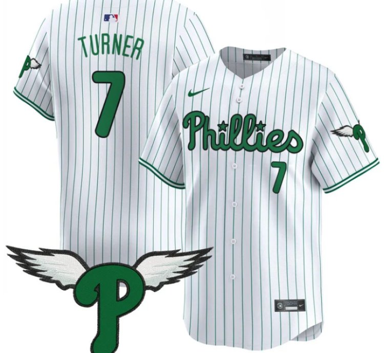 Trea Turner Jersey 7 Philadelphia Phillies 2025 Vapor Premier Limited Stitched Pinstripe