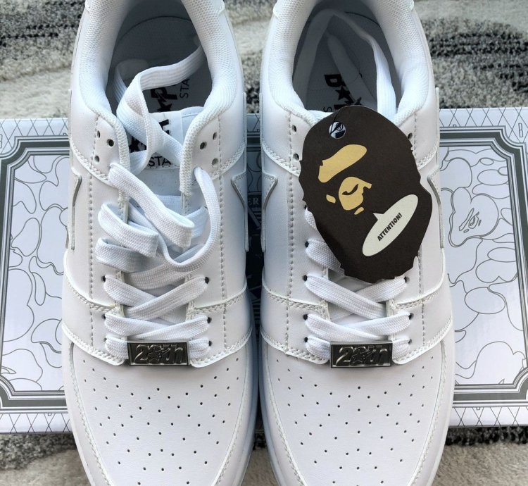 Bapesta 20th Anniversary Low Triple White