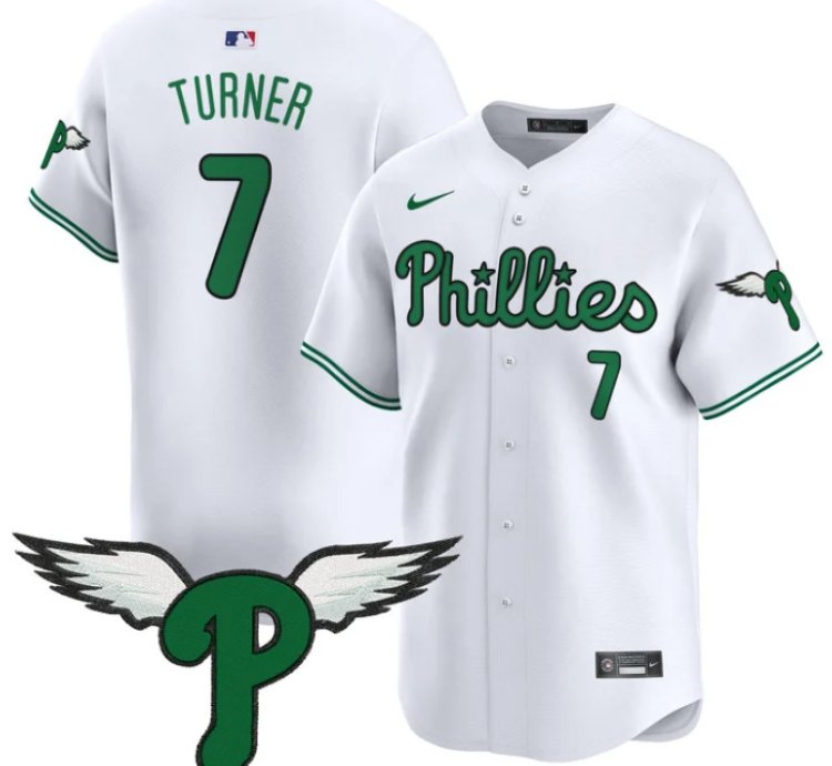 Trea Turner Jersey 7 Philadelphia Phillies 2025 Vapor Premier Limited Stitched White