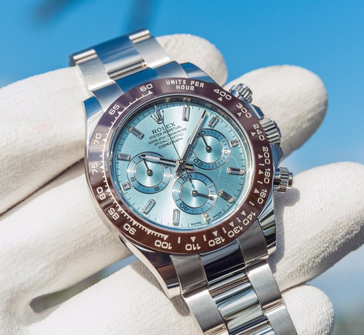 Rolex Daytona 116506 Platinum Baguette