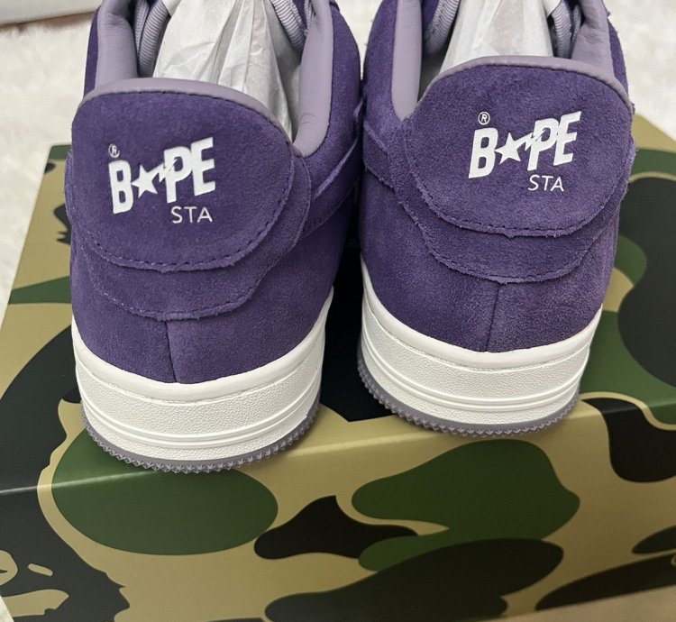 Bapesta 3 Suede Purple Size 8 5 New