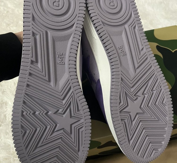 Bapesta 3 Suede Purple Size 8 5 New
