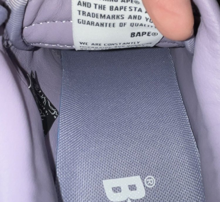 Bapesta 3 Suede Purple Size 8 5 New