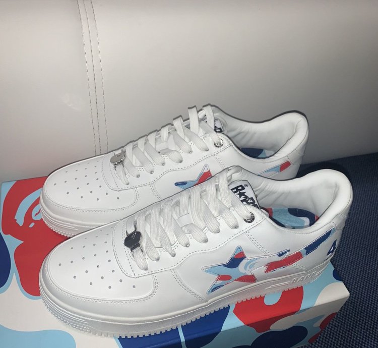 Bapesta 4th Anniversary Paris White Rare 1 60 Worldwide
