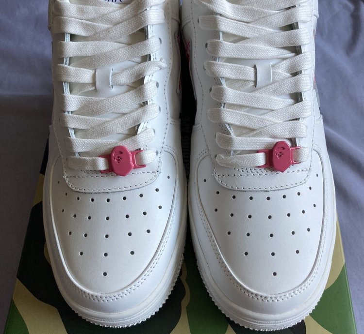 Bapesta Abc Camo White Pink