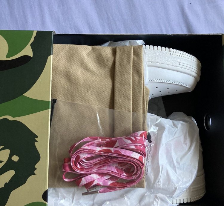 Bapesta Abc Camo White Pink
