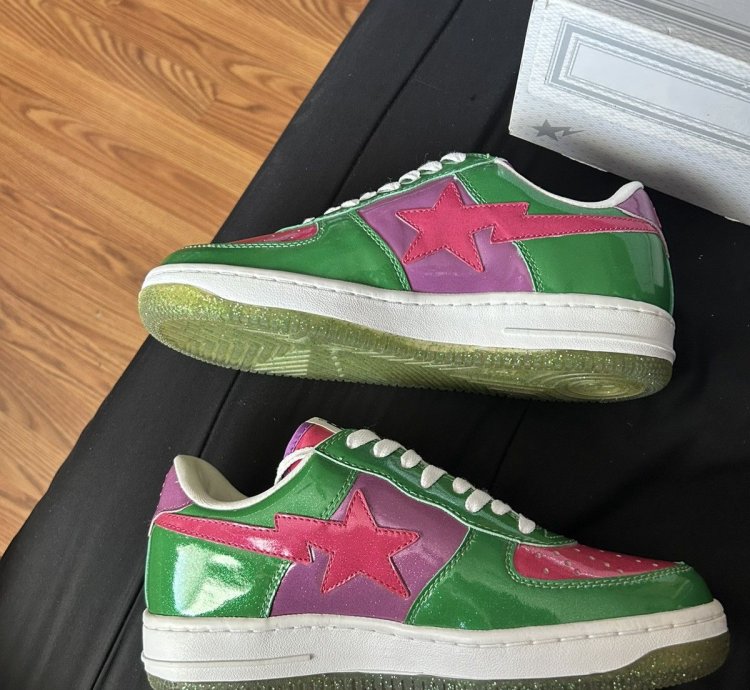 Bapesta Baby Milo Pack Green Pink