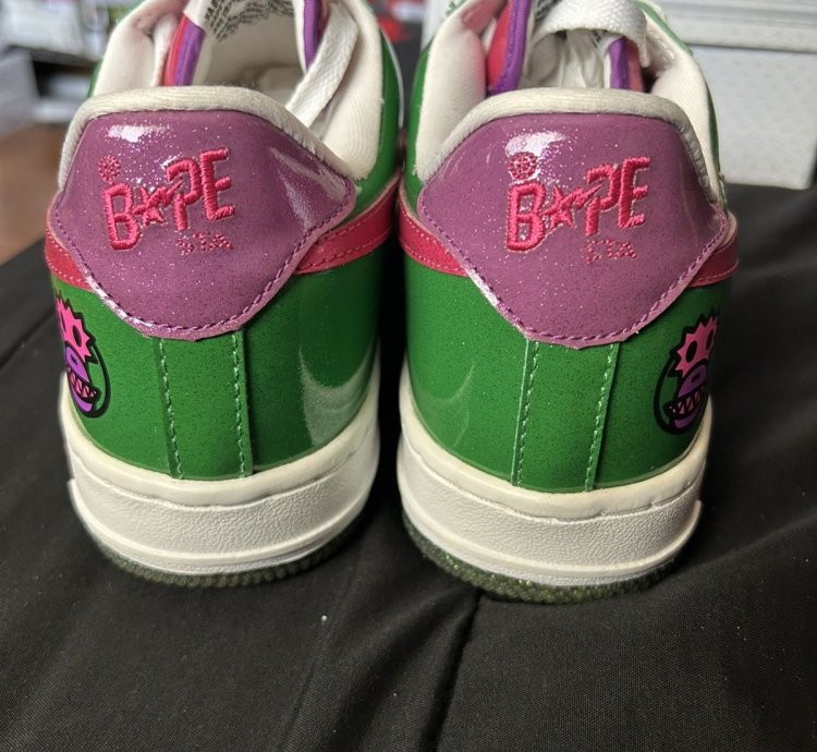 Bapesta Baby Milo Pack Green Pink
