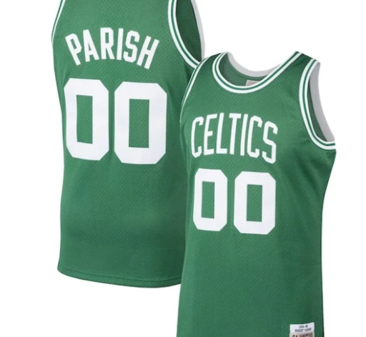 Robert Parish Boston Celtics 198586 Hardwood Classics Swingman Jersey - Kelly Green