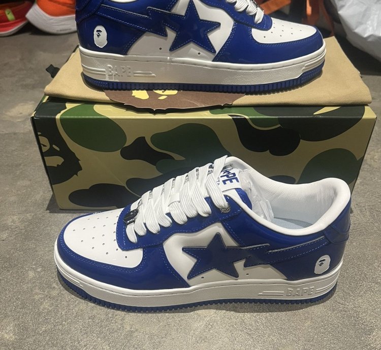 Bapesta Bape Sta College Blue Size 8 5