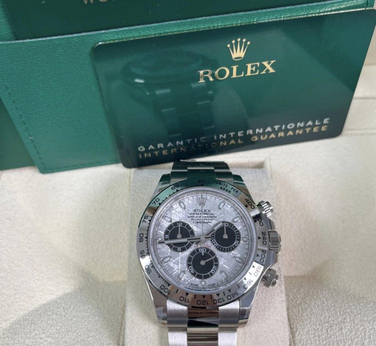 Rolex Daytona 116509 Meteorite Meteorite 2023 Neu Full Set