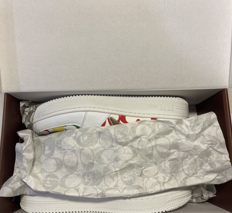 Bapesta Coach White Multi-color