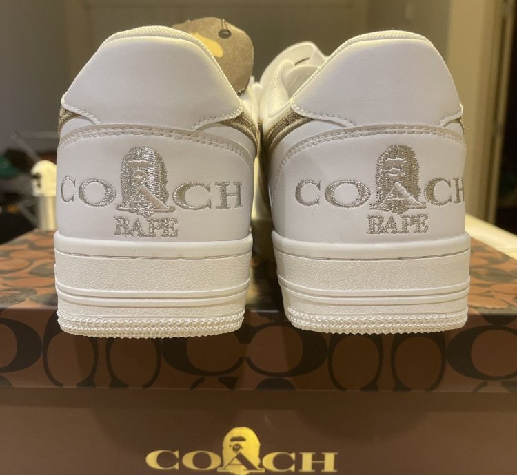 Bapesta Coach White Multi-color