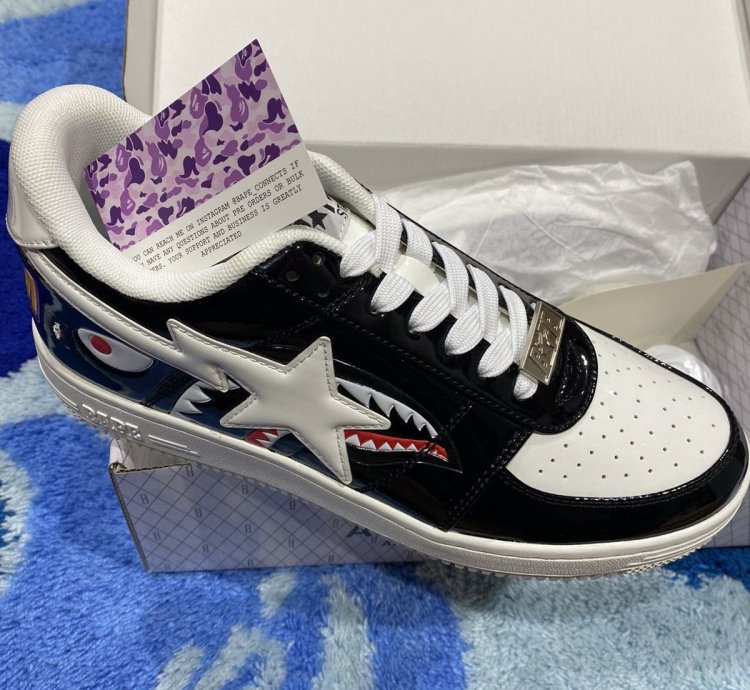 Bapesta Colour Block Shark Black