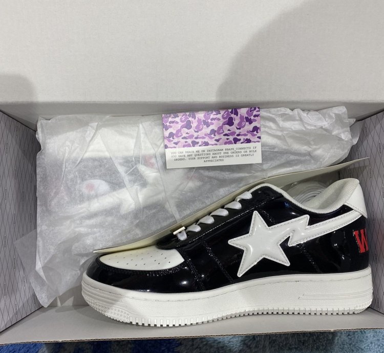 Bapesta Colour Block Shark Black