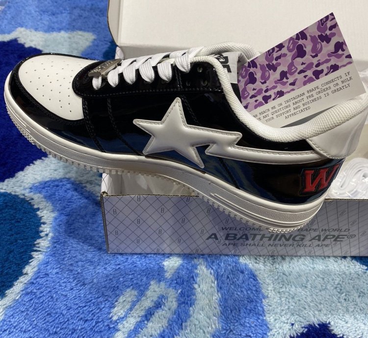 Bapesta Colour Block Shark Black