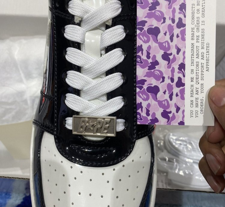Bapesta Colour Block Shark Black