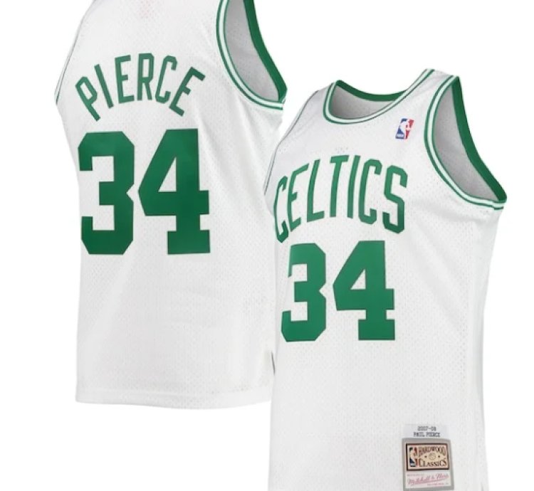 Paul Pierce Boston Celtics Hardwood Classics Swingman Jersey - White