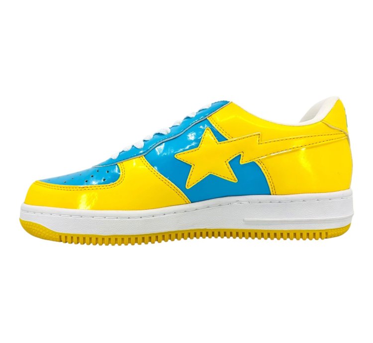Bapesta Dog Low Yellow Blue