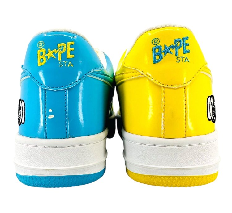 Bapesta Dog Low Yellow Blue