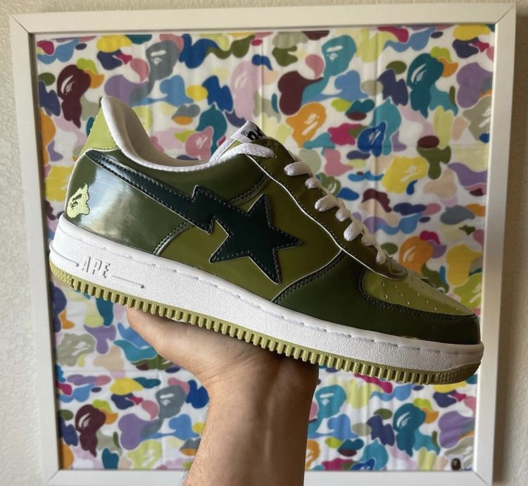 Bapesta Fs-001 Green Bape Camo 2006