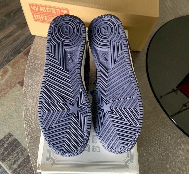 Bapesta Fs-001 Low Purple Camo
