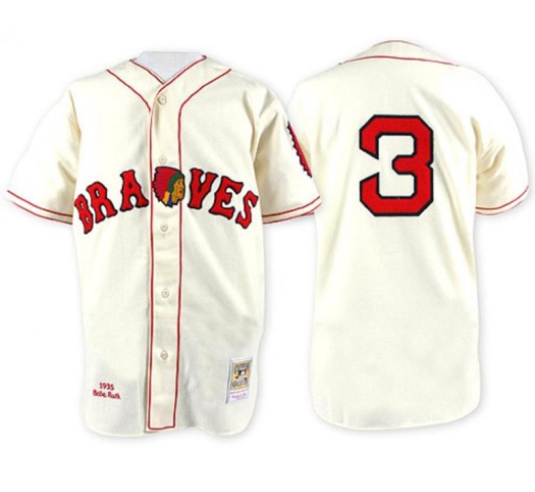 Atlanta Braves Dale Murphy Cream 1935 Throwback Jersey