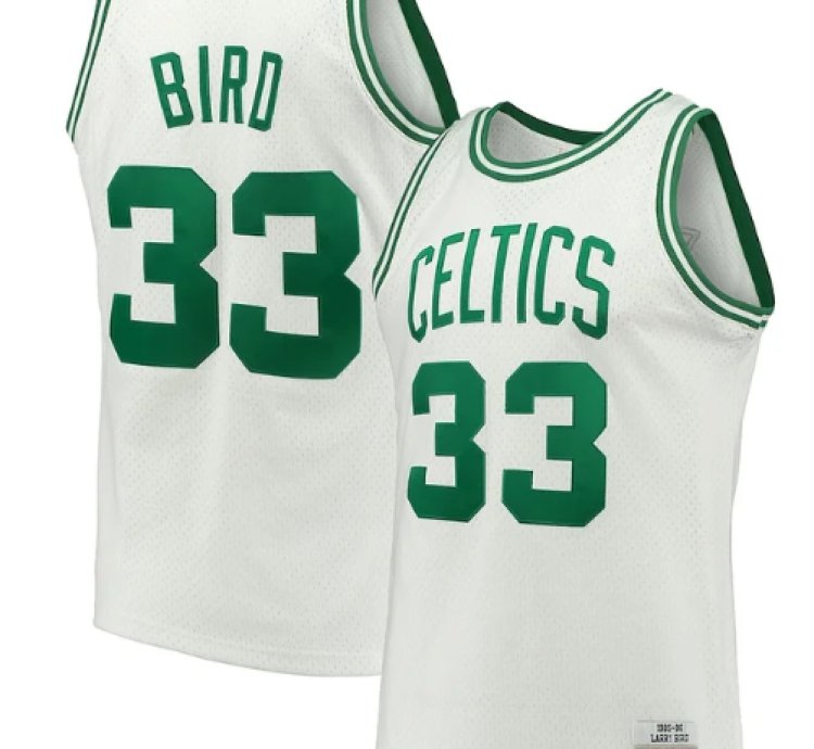 Larry Bird Boston Celtics Hardwood Classics Swingman Jersey - White