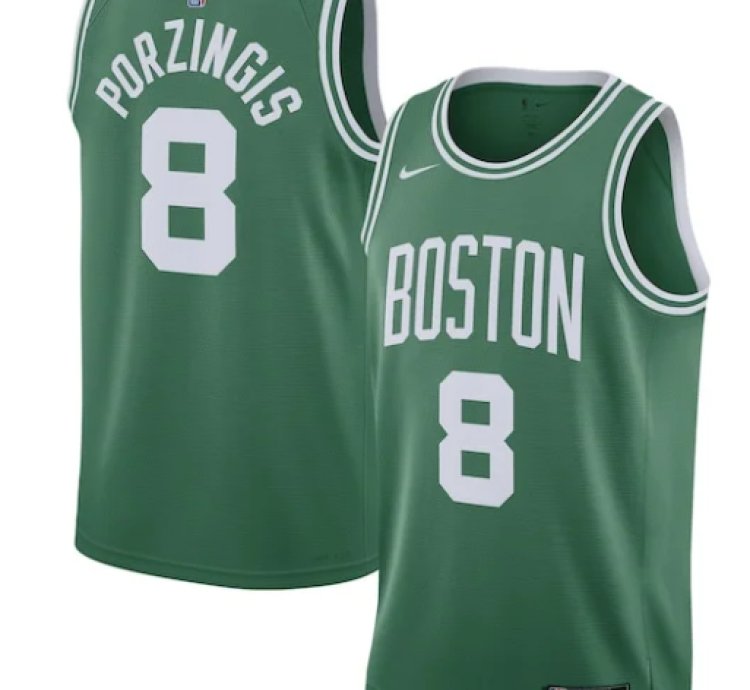 Kristaps Porzingis Boston Celtics Nike Unisex Swingman Jersey - Icon Edition - Kelly Green