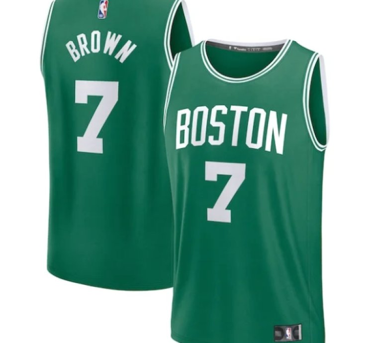 Jaylen Brown Boston Celtics Fast Break Player Jersey - Icon Edition - Kelly Green