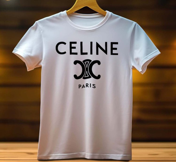 Celine Logo Funny Mens Tshirt Size Usa