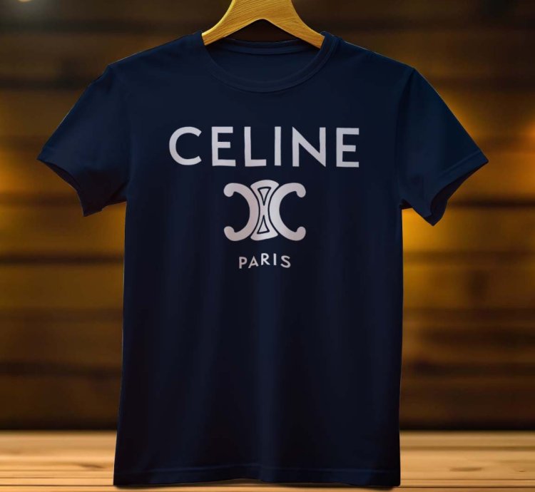 Celine Logo Funny Mens Tshirt Size Usa