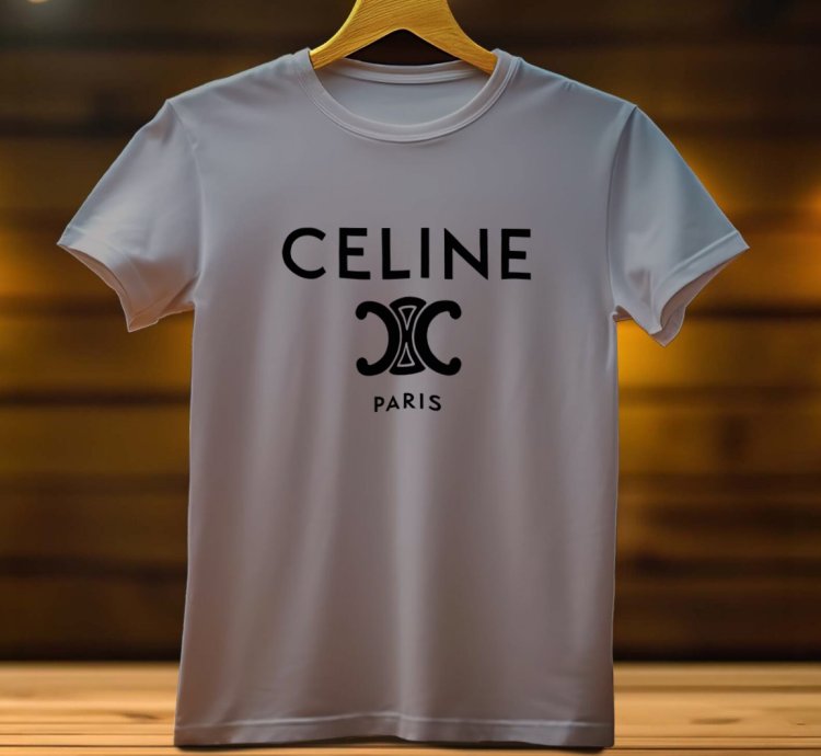 Celine Logo Funny Mens Tshirt Size Usa