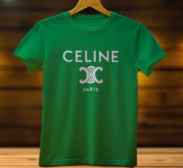 Celine Logo Funny Mens Tshirt Size Usa